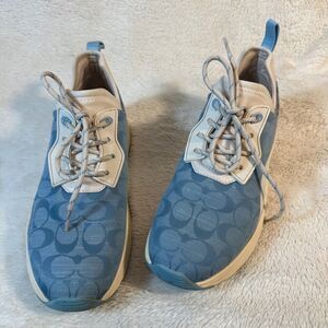 Coach Sneakers C270 Tech Runner in Blue Womens Size 10 EU 40.5 READ DESCRIPTION